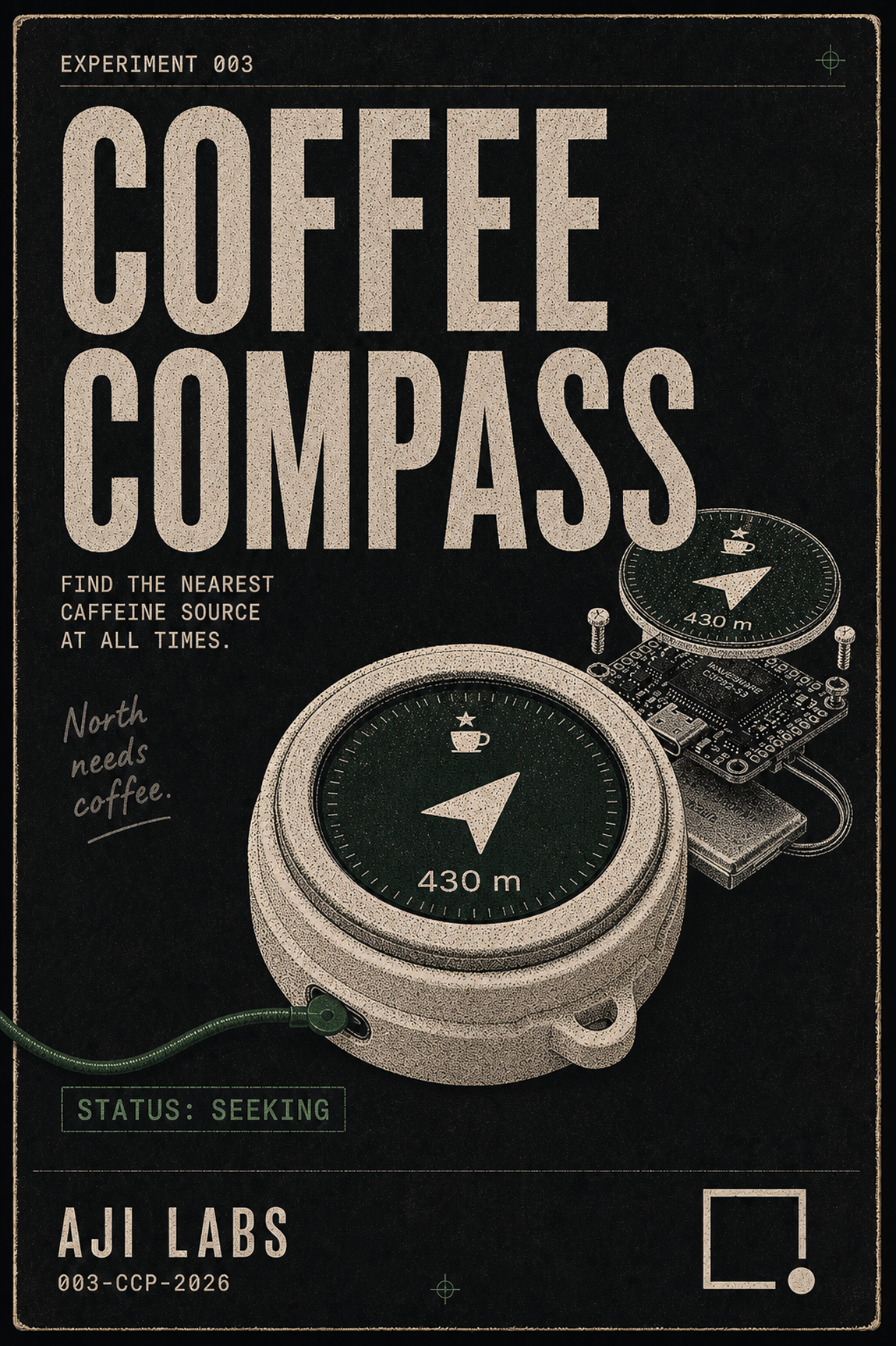 Coffee Compass poster